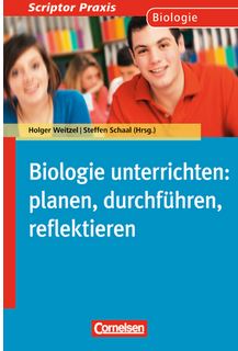 Foto: Buch Biologie unterrichten und Link zum Cornelsen Verlag